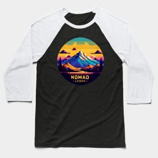 NomadLands Logo Baseball T-Shirt